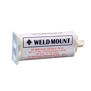Weld Mount AT-4020 Acrylic Adhesive - 10-Pack - 402010