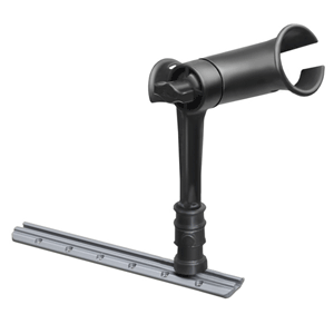 RAM Mounting Systems RAM Mount Ram Tube Jr. Rod Holder w/ 6" Post & Adapt-A-Post Track Mounting Base - RAP-390-AAPU