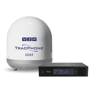 KVH TracPhone V3IP w/mini-VSAT Broadband Service - 01-0335-11