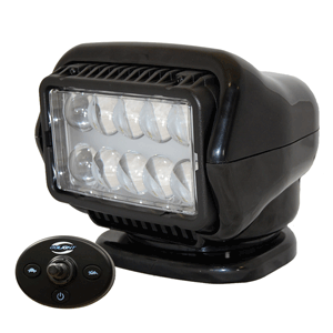Golight LED Stryker Searchlight w/Wired Dash Remote - Permanent Mount - Black - 30214