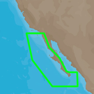 C-MAP 4D NA-D951 Cabo San Lucas, MX to San Diego, CA