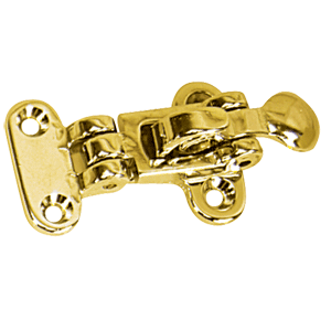Whitecap Anti-Rattle Hold Down - Polished Brass