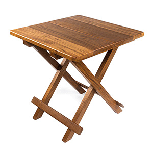 Whitecap Teak Solid Top Fold Away Table - 60031