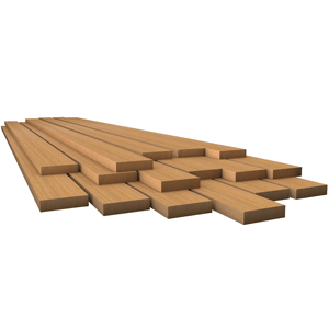 Whitecap Teak Lumber - 3/8" x 5-3/4" x 12" - 60808