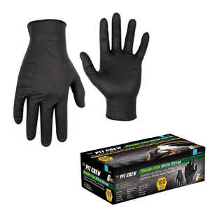 CLC Work Gear CLC Black Nitrile Disposable Gloves - Box Of 100 - Medium - 2337M