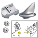 Tecnoseal Anode Kit w/Hardware - Mercury Alpha 1 Gen 1 - Aluminum