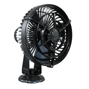 SEEKR by Caframo Kona 817 12V 3-Speed 7″ Waterproof Fan – Black