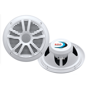 Boss Audio MR6W 6.5^ Dual Cone Marine Coaxial Speaker (Pair) - 180W - White