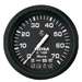 Faria Euro Black 4" Tachometer w/Systemcheck Indicator - 7,000 RPM (Gas - Johnson / Evinrude Outboard)