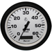 Faria Euro White 4" Tachometer w/Hourmeter - 6,000 RPM (Gas - Inboard)