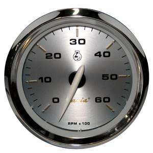 Faria Beede Instruments Faria Kronos 4" Tachometer - 6,000 RPM (Gas - Inboard & I/O) - 39004
