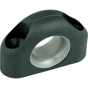 Ronstan Fairlead Black Plastic w/Stainless Steel Liner - 11.5mm (7/16") ID - PNP122