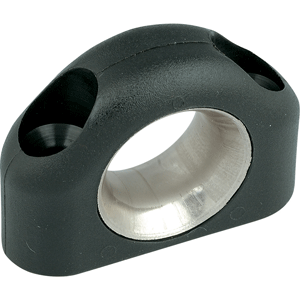 Ronstan Fairlead Black Plastic w/Stainless Steel Liner - 14mm (1/2") ID - PNP123
