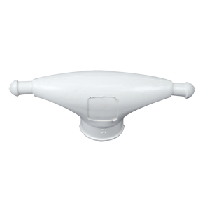 Whitecap Rubber Spreader Boot - Pair - Medium - White - S-9201P