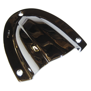 Perko Clam Shell Ventilator - Chrome Plated Brass - 4^ x 3-3/4^