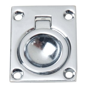 Perko Flush Ring Pull - Chrome Plated Zinc - 0841DP0CHR