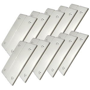 Ironwood Pacific Outdoors E-Z Slide Kit #4 - 10 White Pads(5"W x 10"L) - 013.3W