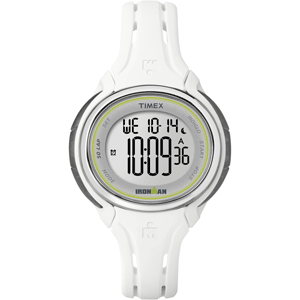 Timex Ironman Sleek 50-Lap Mid-Size Watch - White - TW5K90700
