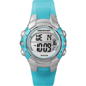 Timex Marathon Digital Mid-Size Watch - Light Blue - T5K817