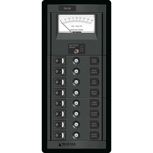 Blue Sea Systems Blue Sea 1463 8 Position Switch CLB + Meter Vertical