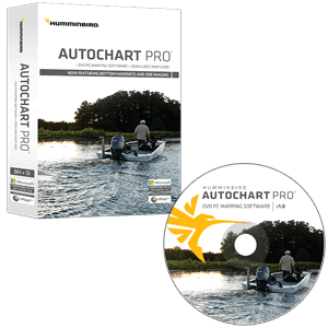 Humminbird AutoChart PRO DVD PC Mapping Software w/Zero Lines Map Card - 600032-1