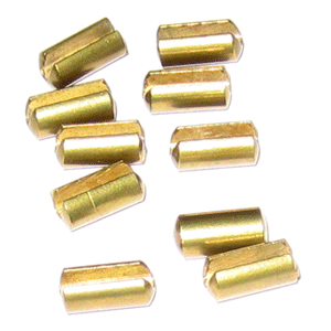 Scotty Release Clip Locators Slotted Brass - 10 Pack - 1007