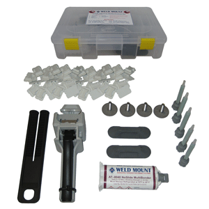 Weld Mount Adhesively Bonded Fastener Kit w/AT 8040 Adhesive - 65100