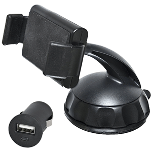 Bracketron Inc Bracketron Twist N Grip w/USB Socket Charger - BT1-541-1