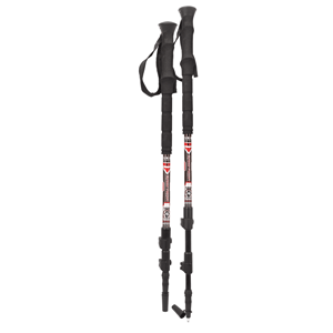 YUKON Carbon Lite Trekking & Snowshoe Pole - Red - 83-0005