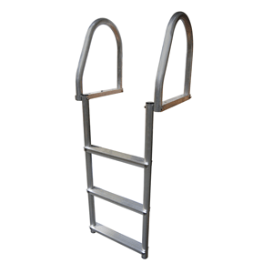 Dock Edge Aluminum 3-Step Eco Flip-Up Dock Ladder - Weld Free - 2173-F