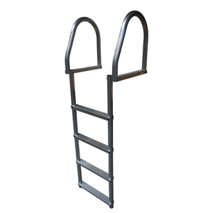Dock Edge Aluminum 4-Step Eco Flip-Up Dock Ladder - Weld Free - 2174-F