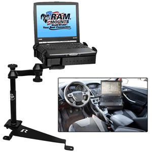RAM Mounting Systems RAM Mount No-Drill Laptop Mount f/Dodge Journey, Ford Escape, Ford Focus, Jeep Compass & Jeep Patriot - RAM-VB-188-SW1