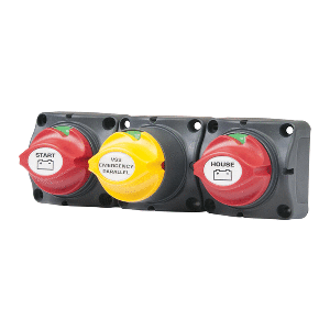 BEP MARINE BEP Battery Distribution Cluster f/Single Engine w/Two Battery Banks    w/Motorized VSR - 80-716-0017-00