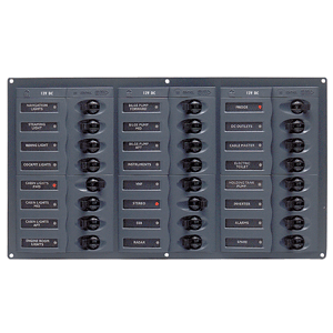 BEP MARINE BEP DC Panel - 24-Way - No Meter - 905NM