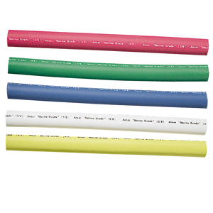 Ancor Adhesive Lined Heat Shrink Tubing - 5-Pack, 6", 12 to 8 AWG, Assorted Colors - 304506
