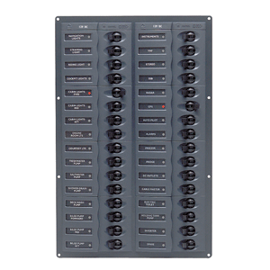 BEP MARINE BEP DC Panel - 32-Way - No Meter - Vertical - 906NMV