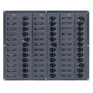 BEP MARINE BEP Circuit Breaker Panel - 36-Way - NC36NM