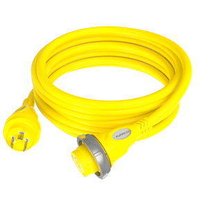 Furrion 30A 125V Marine Cordset 50ft Yellow W/LED - F30P50-SY-AM