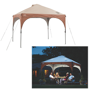 Coleman All-Night Instant Canopy w/LED Lighting System - 10’ x 10’ - 2000007829