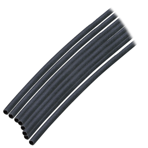 Ancor Adhesive Lined Heat Shrink Tubing (ALT) - 1/8" x 12" - 10-Pack - Black - 301124