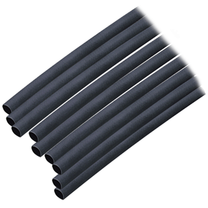 Ancor Adhesive Lined Heat Shrink Tubing (ALT) - 3/16" x 6" - 10-Pack - Black - 302106