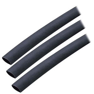 Ancor Adhesive Lined Heat Shrink Tubing (ALT) - 3/8" x 3" - 3-Pack - Black - 304103
