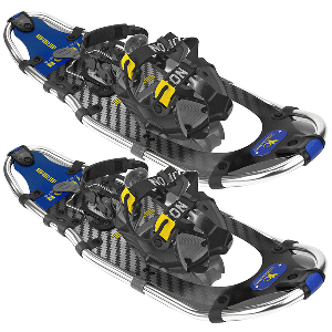 YUKON Elite Spin Snowshoe - 8" x 25" - Carbon/Blue - 80-1014