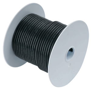 Ancor Black 18 AWG Tinned Copper Wire - 100’ - 100010