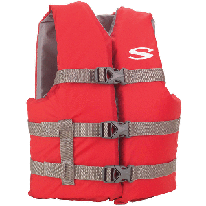 Stearns Classic Youth Life Jacket - 50-90lbs - Red/Grey - 3000004472