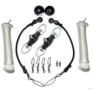 Rupp Marine Rupp Top Gun Single Rigging Kit w/Nok-Outs f/Riggers Up To 20’ - CA-0025-TG