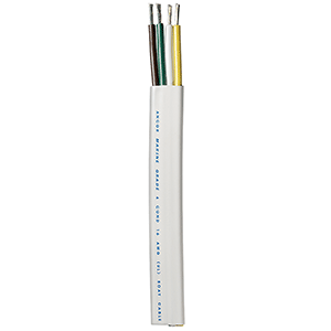 Ancor Trailer Cable - 16/4 AWG - Yellow/White/Green/Brown - Flat - 100’ - 154010