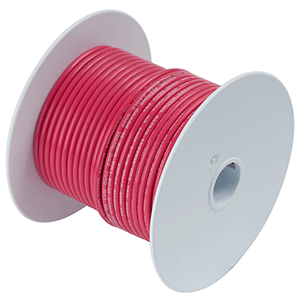 Ancor Red 10 AWG Tinned Copper Wire - 25’ - 108802