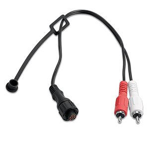 Garmin Audio Cable, 305mm, 7-Pin to RCA - Replacement - 010-11298-00