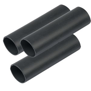 Ancor Heavy Wall Heat Shrink Tubing - 3/4" x 12" - 3-Pack - Black - 326124